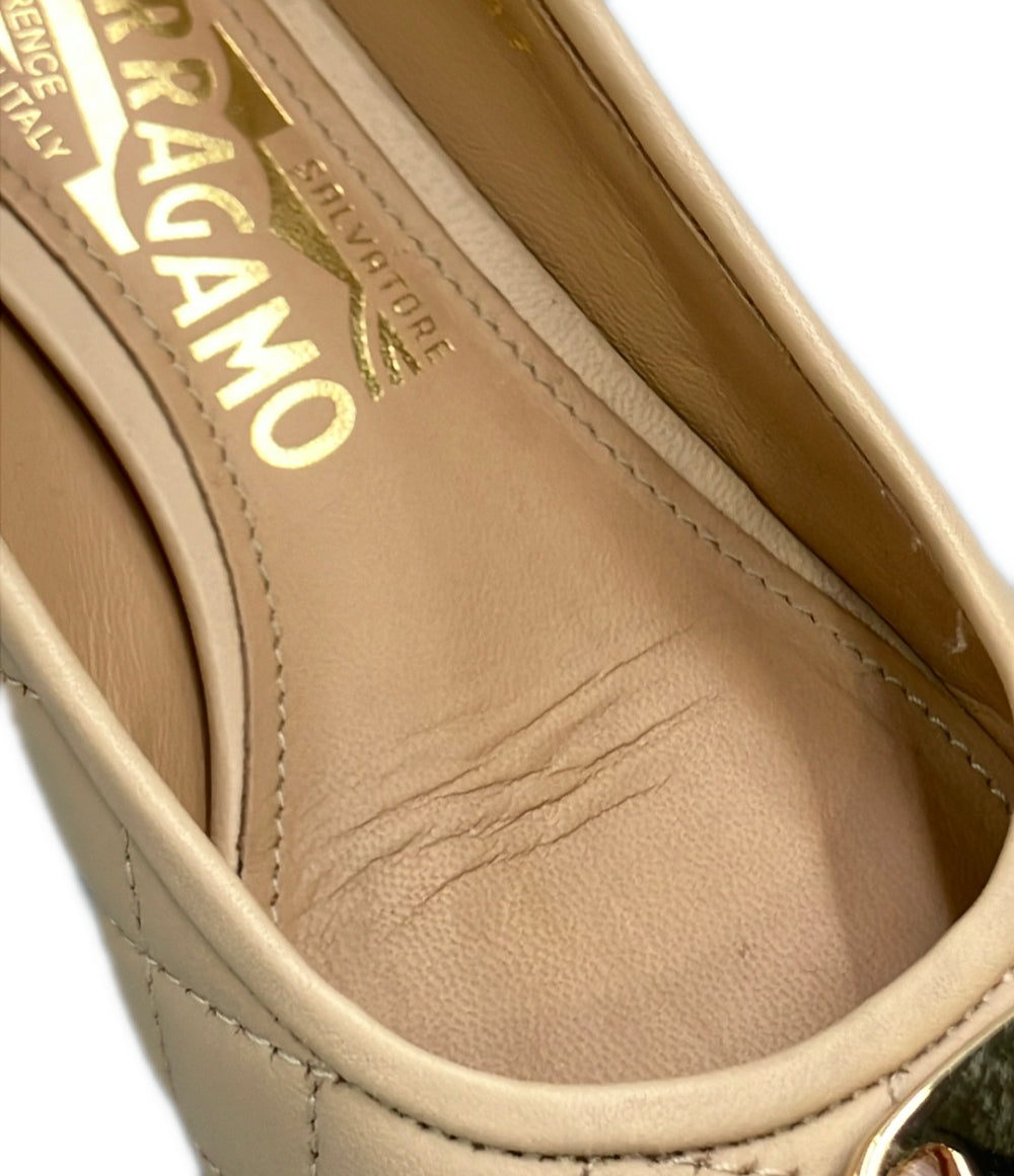 Salvatore Ferragamo パンプス ヴァラ DB 29579 レディース SIZE 7 サルヴァトーレフェラガモ