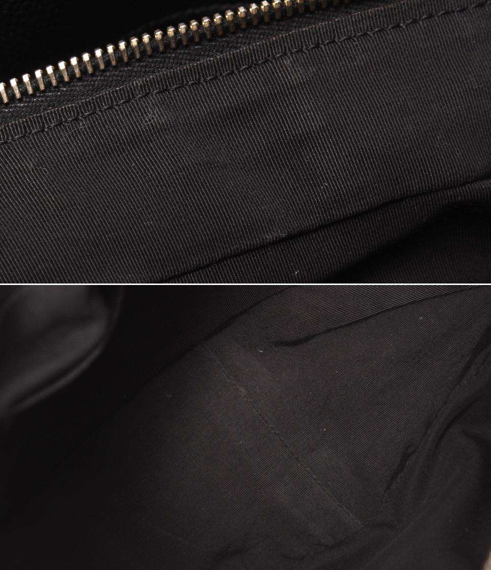 CHANEL チェーントートバッグ 肩掛け ゴールド金具 キャビアスキン マトラッセ プチタイムレス A18004 レディース シャネル