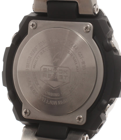 CASIO 腕時計 Gスチール G-STEEL 電波ソーラー G-SHOCK ソーラー ブラック GST-W100D メンズ カシオ