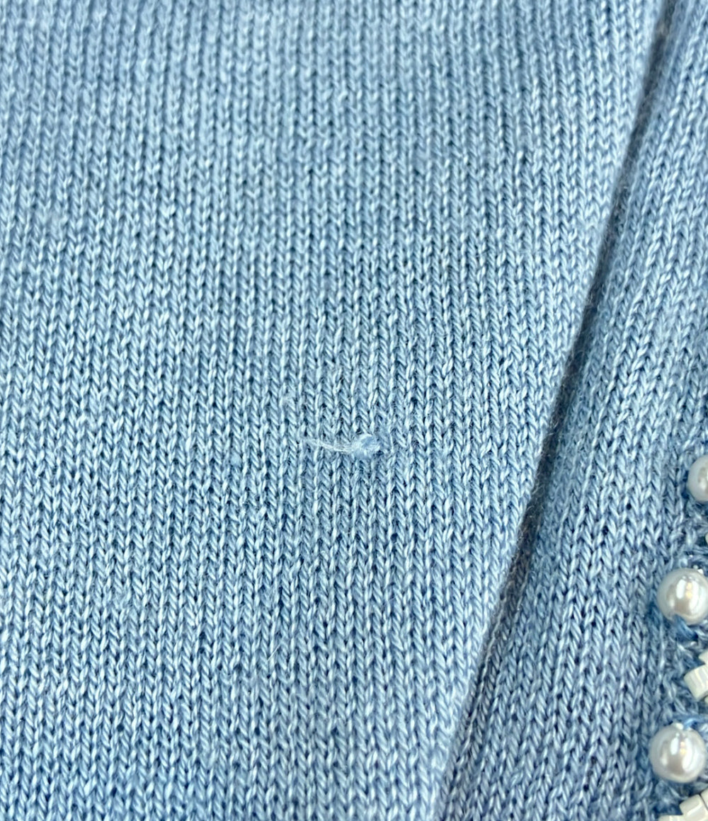 KEITA MARUYAMA 長袖 フラワー刺繍 カーディガン レディース SIZE 2 ケイタマルヤマ