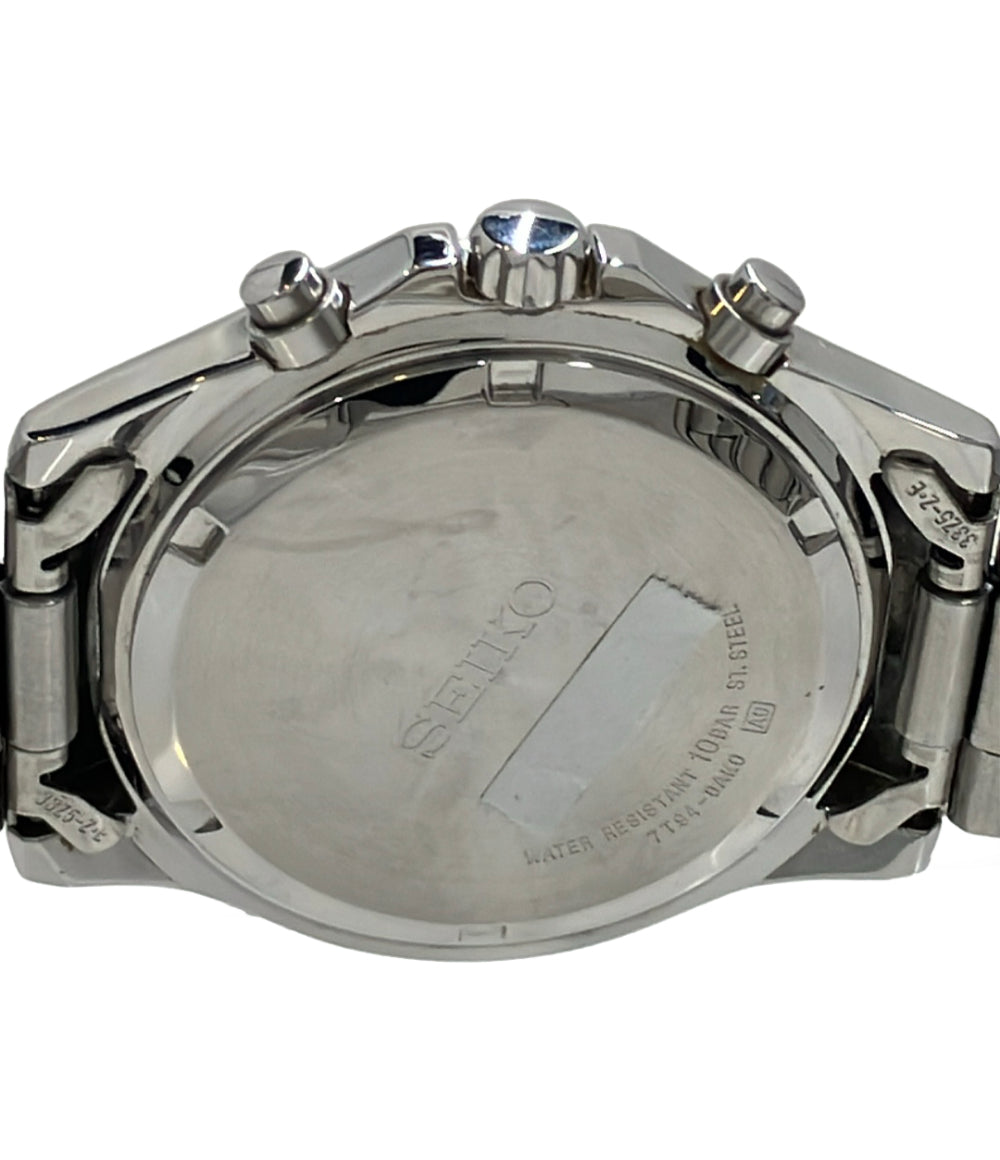 SEIKO 腕時計 クオーツ シルバー 7T94-0AK0 メンズ セイコー