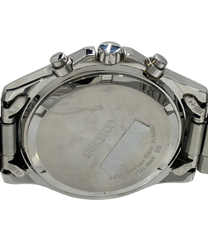 SEIKO 腕時計 クオーツ シルバー 7T94-0AK0 メンズ セイコー