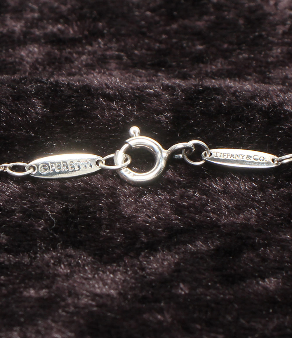 美品 Tiffany & Co. ネックレス SV925 Alphabet Letter Pendant M エルサ ペレッティ レディース ティファニー
