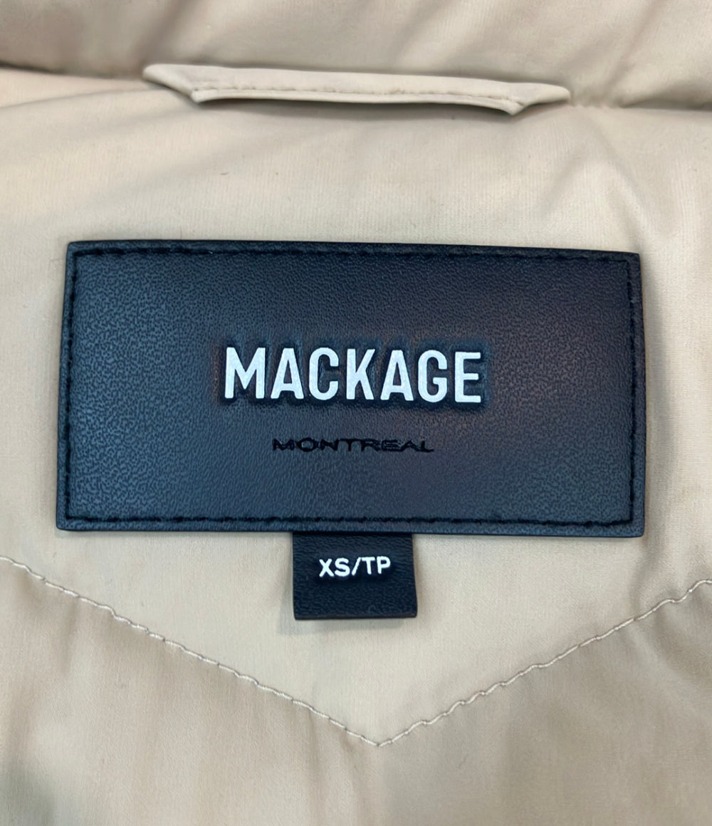 Mackage ダウンジャケット ファー フード付き ダブルジップ LaG Onlinestore PATSY-BX 11332220-3A レディース SIZE XS マッカージュ