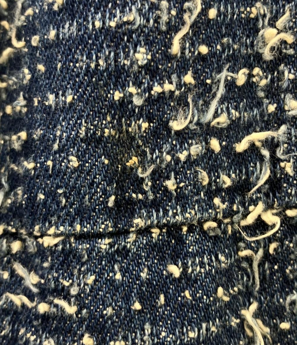 DIESEL D-FLOW ハーフジップ ジャケット デニム メンズ SIZE S ディーゼル