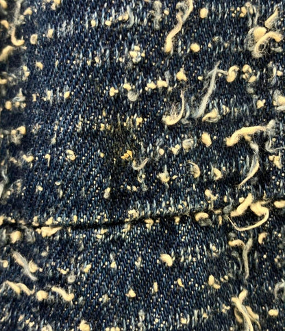 DIESEL D-FLOW ハーフジップ ジャケット デニム メンズ SIZE S ディーゼル