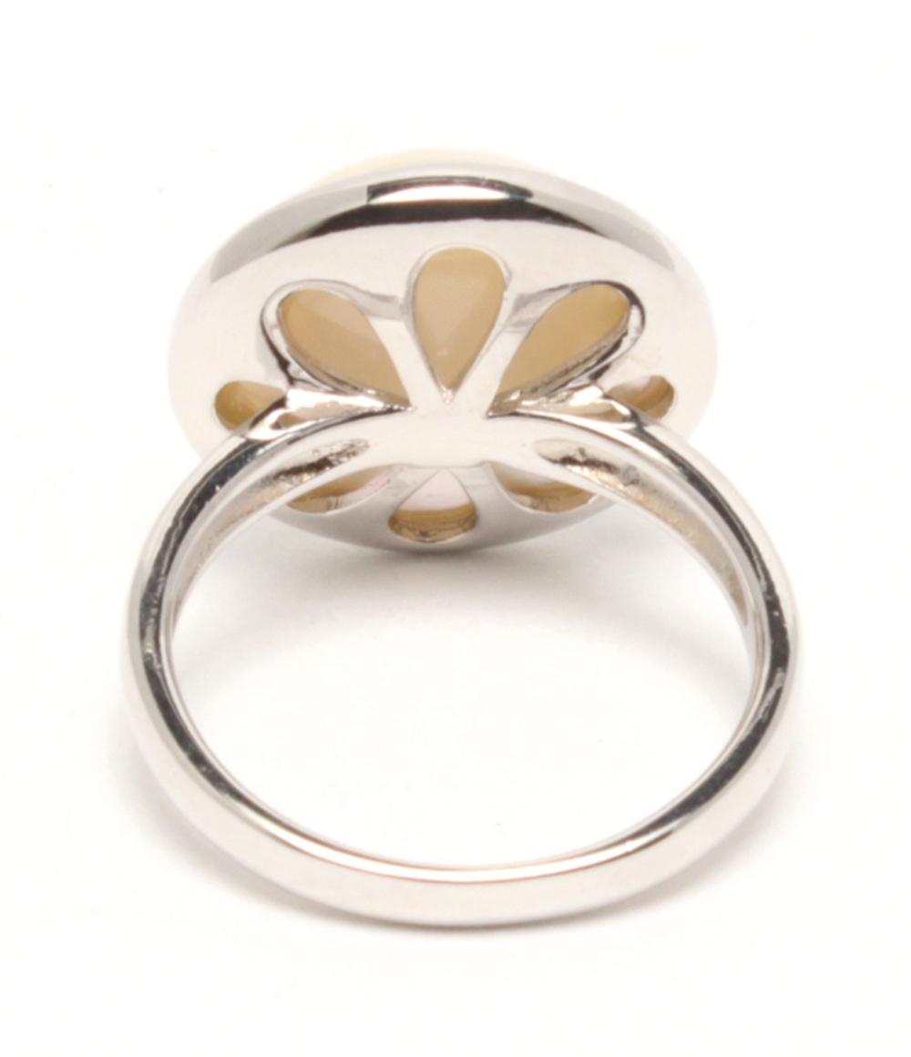 美品 リング 指輪 SV925 マベパール 15mm レディース SIZE 13号