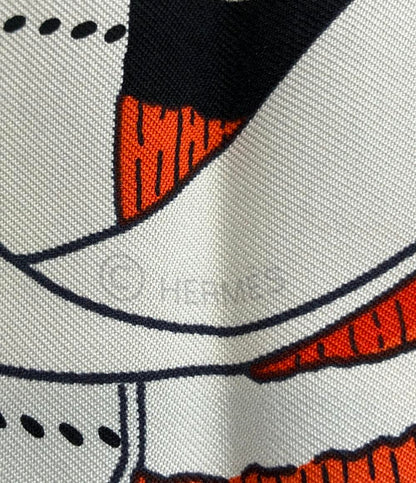 美品 エルメス スカーフ カレ90 シルク100% 馬銜 Mors a Jouets レディース HERMES