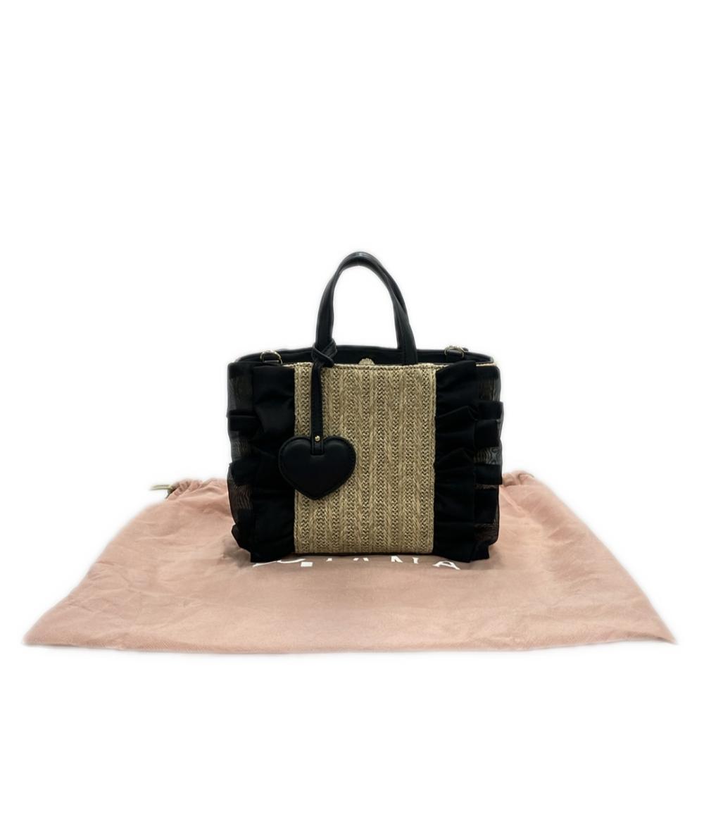 【美品】【DIANA】 ショルダーバッグ 黒 グリッター パール 2Way DIANA(ダイアナ) / 2WAYショルダーバッグ/--/BLK/グリッター/パール/黒