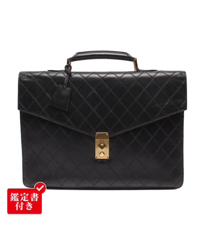 CHANEL ビジネスバッグ ブリーフケース 1番台 ゴールド金具 ビコローレ メンズ レディース シャネル