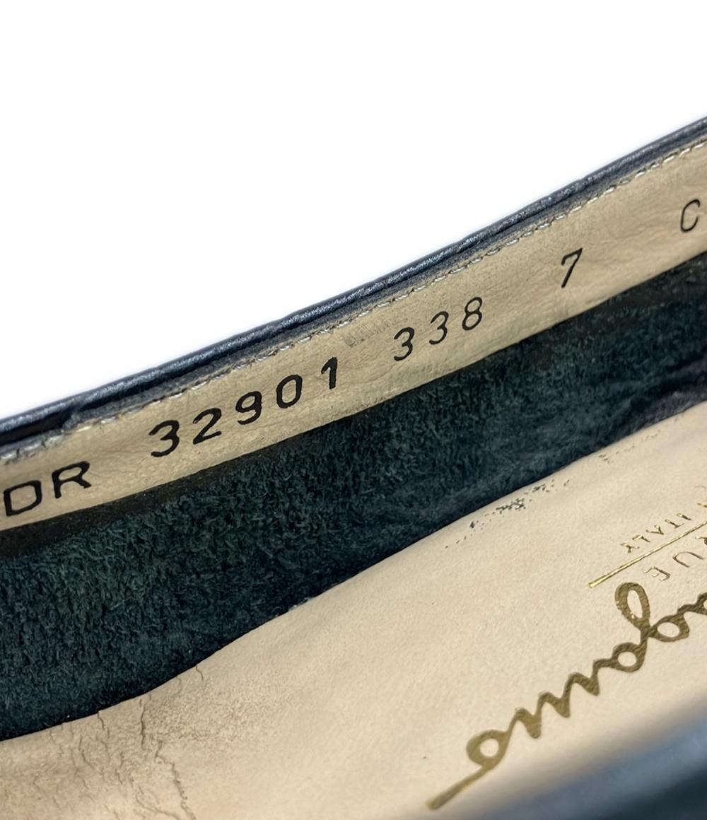 Salvatore Ferragamo ヴァラリボンパンプス DR 32901 338 レディース SIZE 7 サルヴァトーレフェラガモ