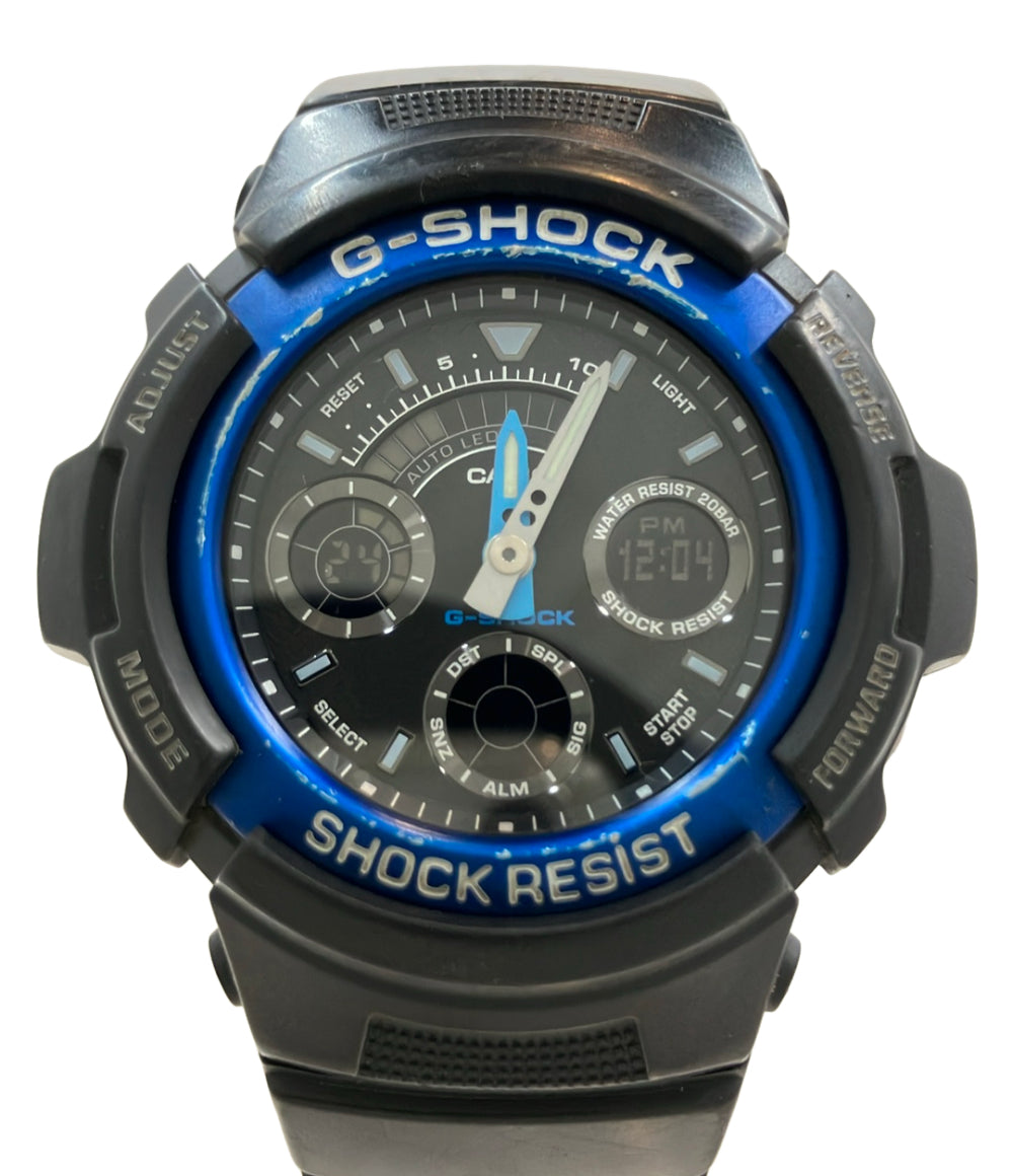 CASIO 腕時計 クオーツ ブラック AW-591 メンズ カシオ