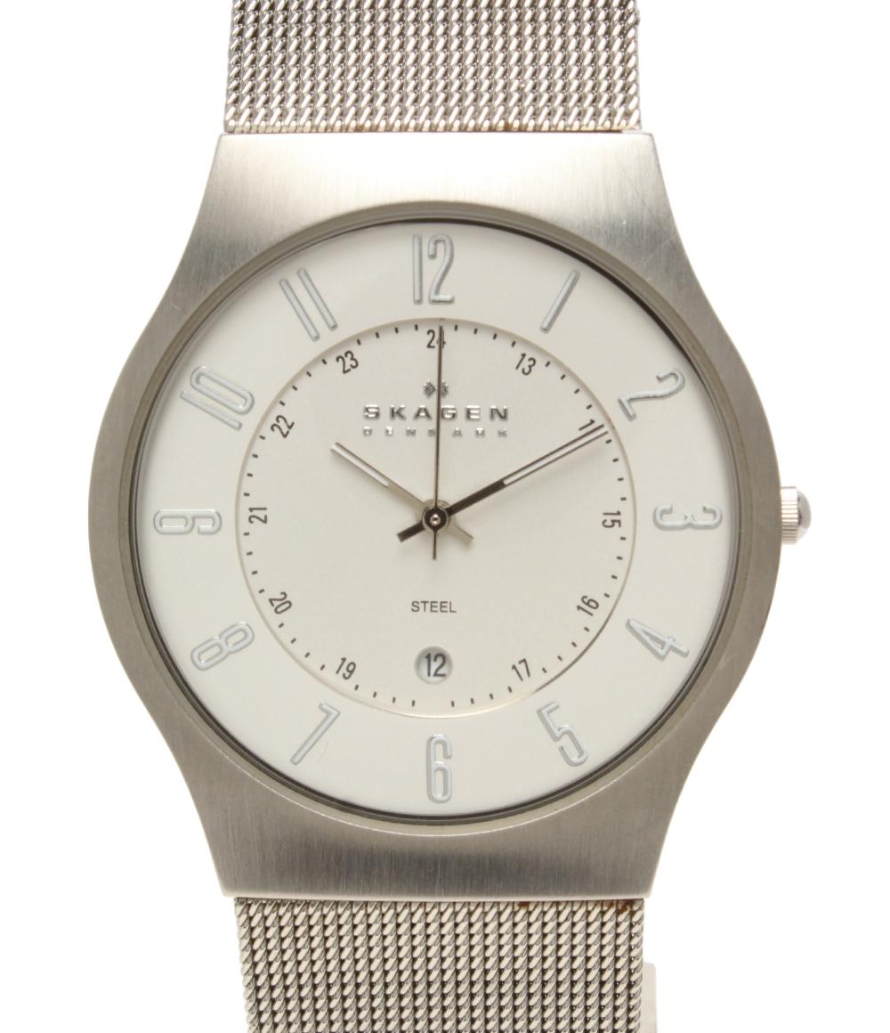 SKAGEN 腕時計 クオーツ シルバー 233XLSS メンズ スカーゲン