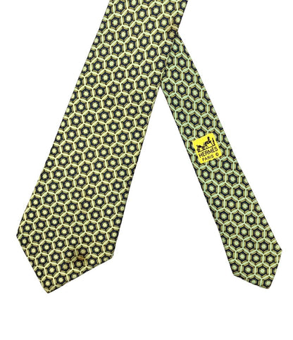 HERMES ネクタイ シルク100% メンズ エルメス