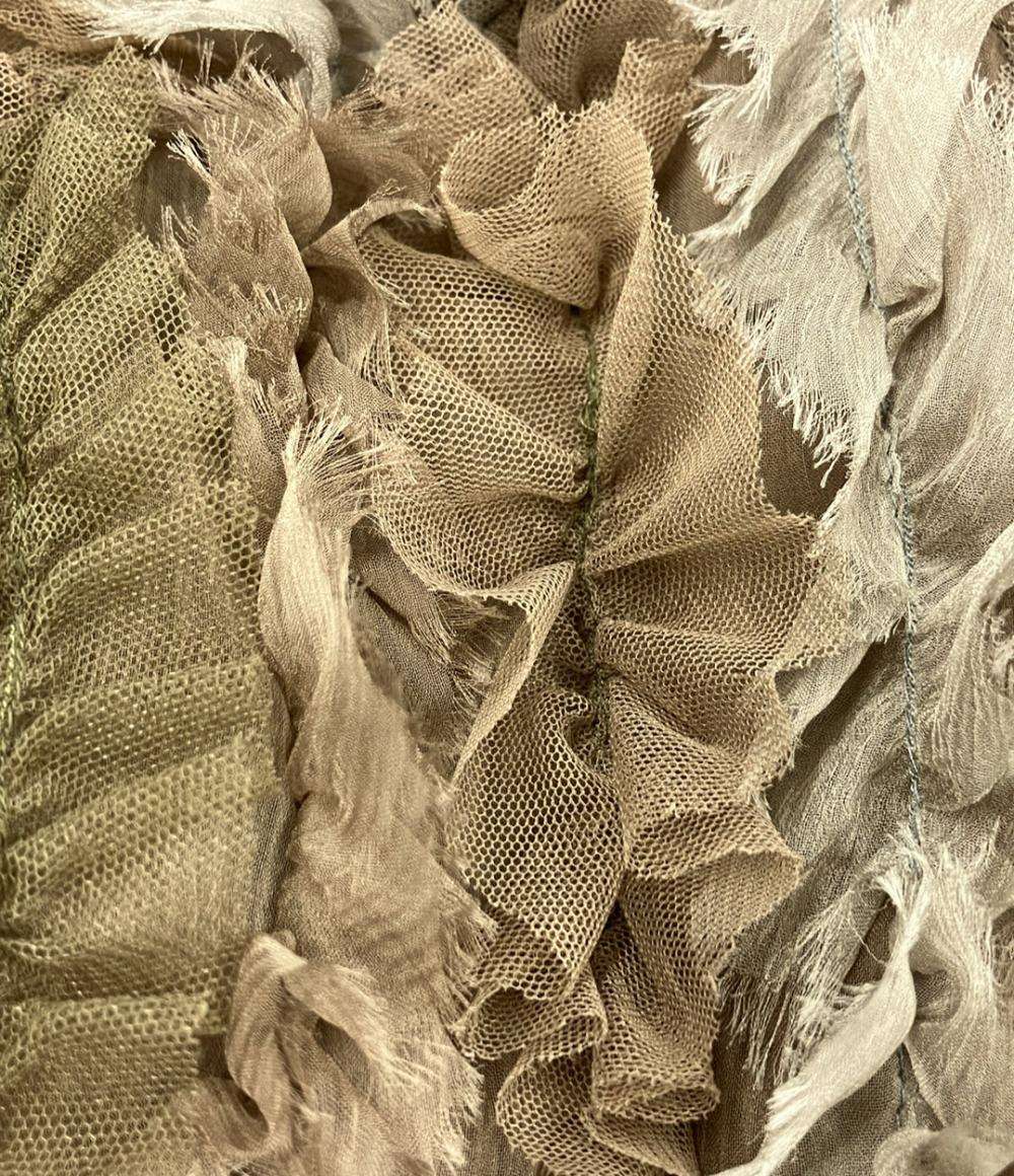 美品 カレンテージ チュールシフォンショートボレロ 25SS レディース CURRENTAGE