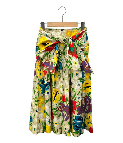 クリスチャンディオール プレタポルテ 花柄スカート レディース SIZE S Christian Dior pret-a-porter