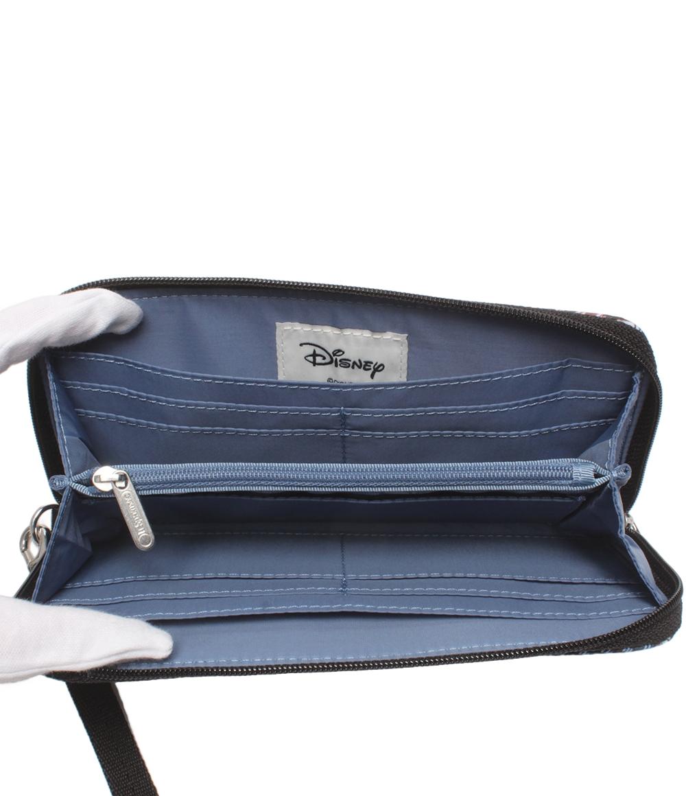 美品 LeSportsac ラウンドファスナー長財布×Disney レディース レスポートサック
