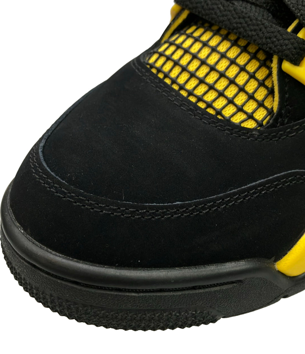 美品 NIKE ミドルカットスニーカー エア ジョーダン 4 レトロ サンダー DH6927-017 メンズ SIZE 27.0 ナイキ
