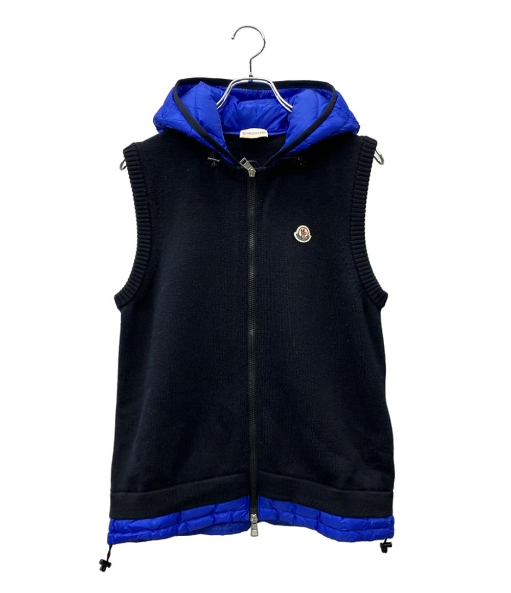 MONCLER ダウン切切替ニットベスト MAGLIA GILET メンズ SIZE S モンクレール