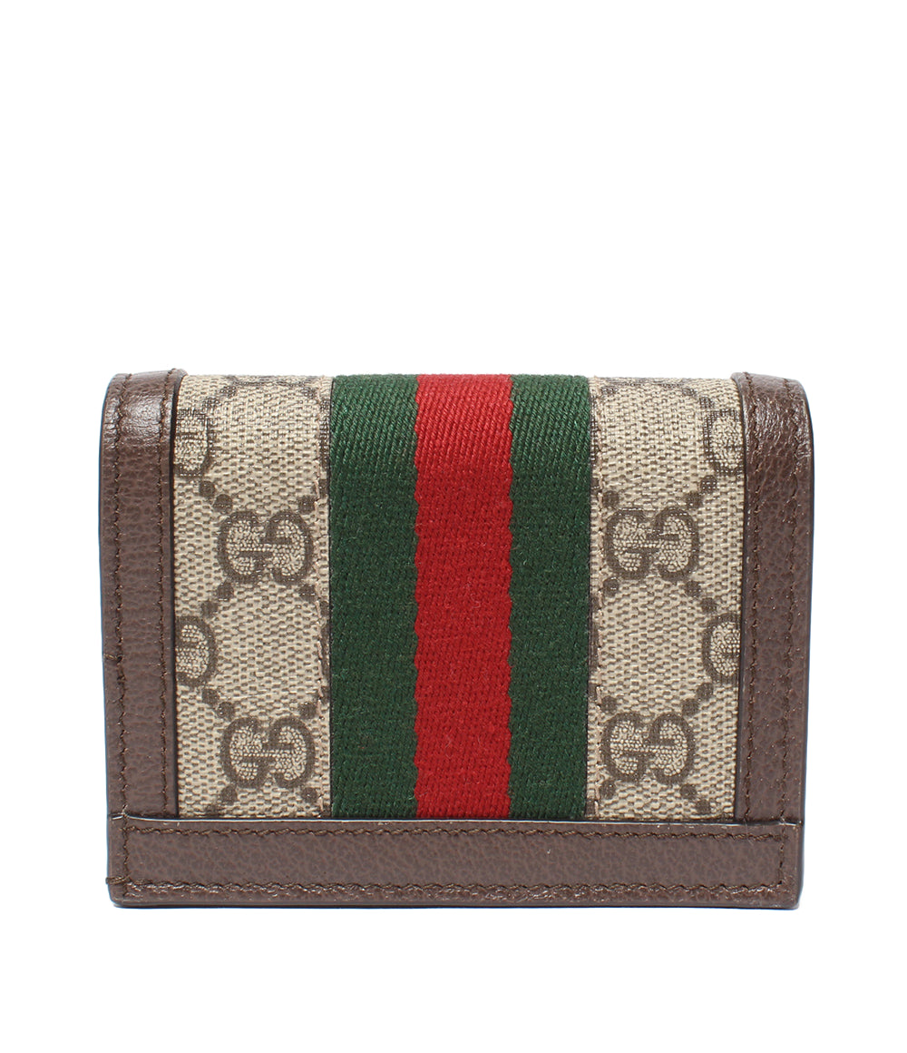 美品 GUCCI 二つ折り財布 オフィディア 523155 レディース グッチ