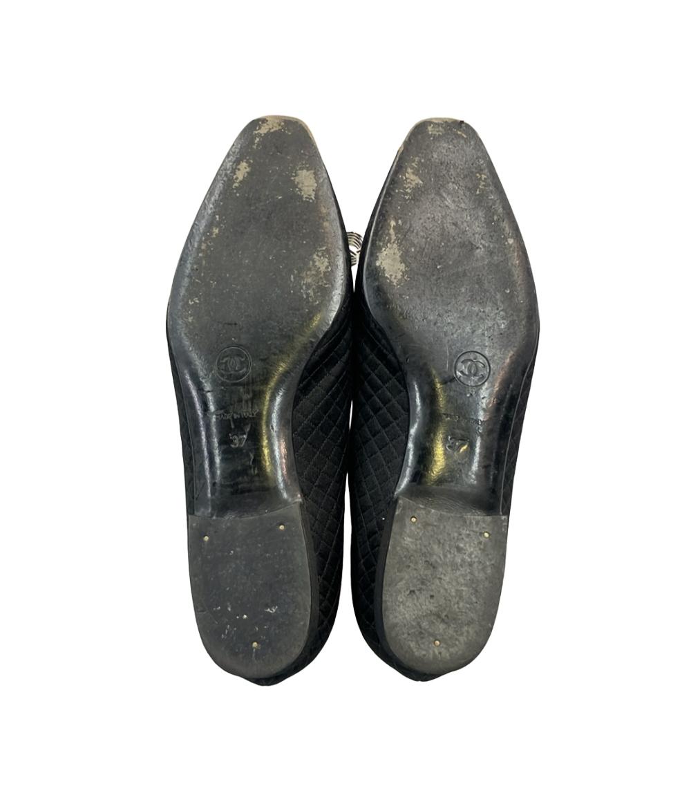 CHANEL フラットパンプス マトラッセ レディース SIZE 37 (24cm