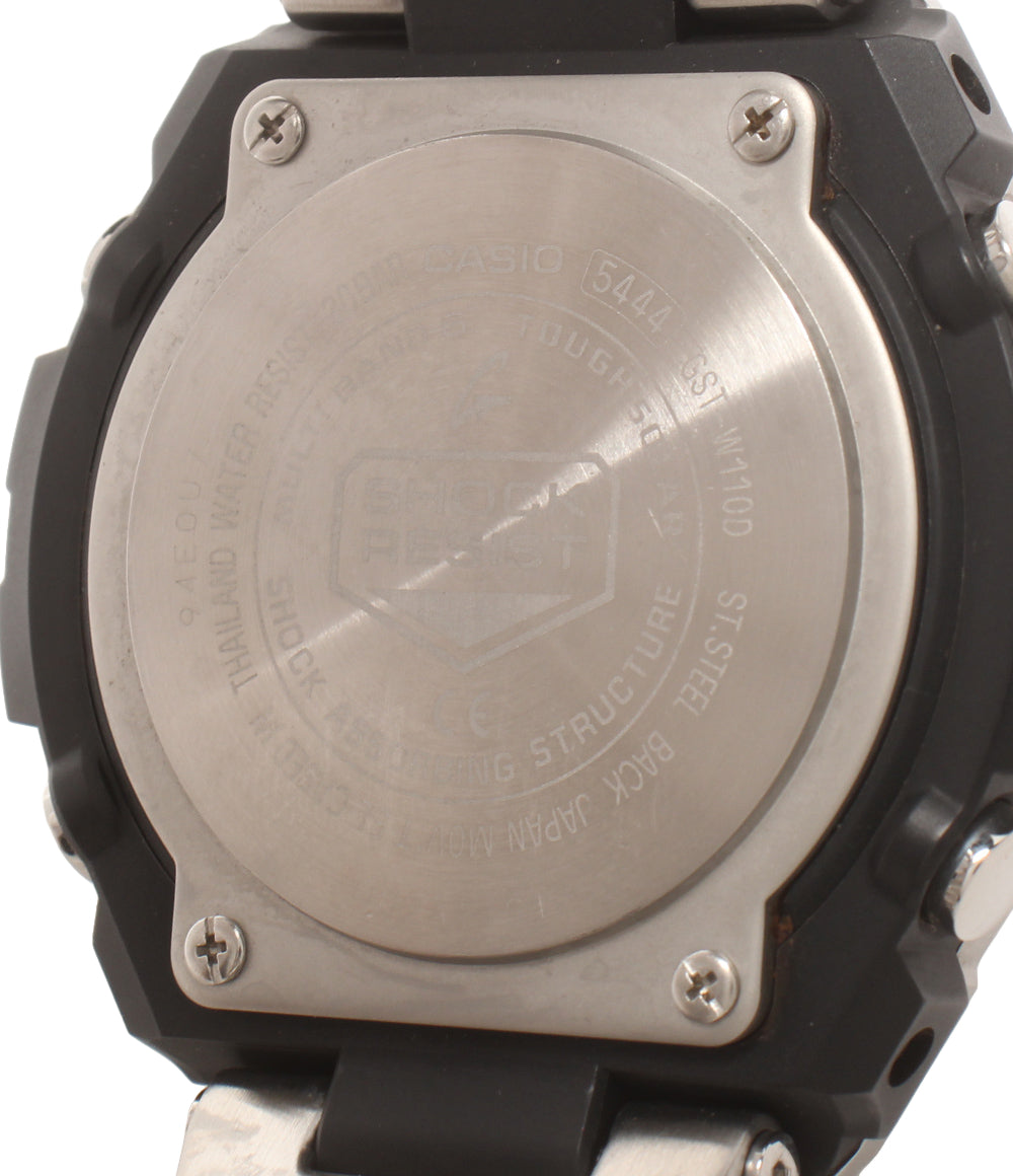 CASIO 腕時計 Gスチール G-STEEL 電波ソーラー G-SHOCK ソーラー ブラック GST-W110D メンズ カシオ