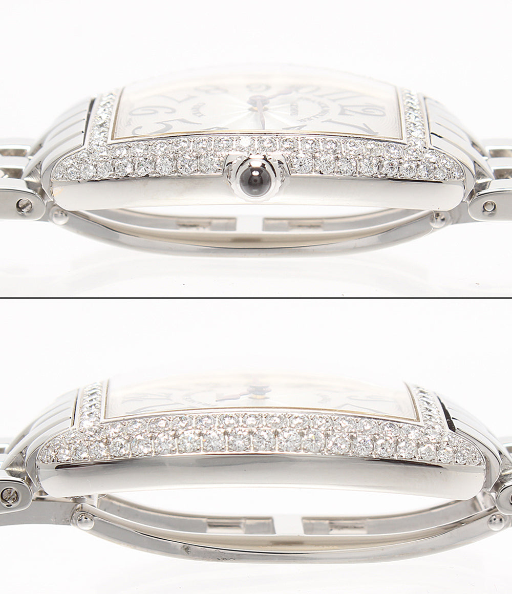 FRANCK MULLER 腕時計 SS SVアラビア QZ ダイヤケース SSブレス トノー