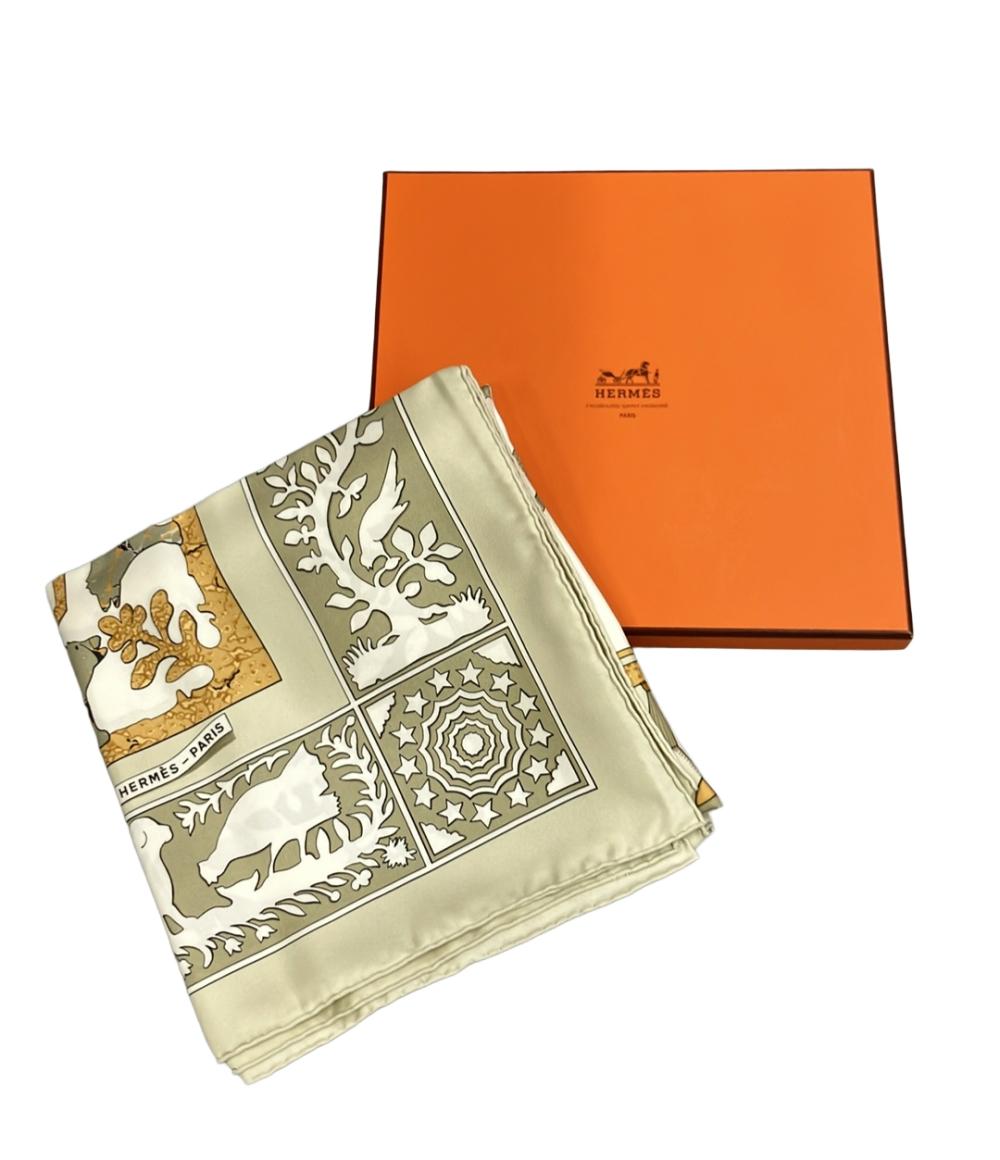 HERMES スカーフ シルク100% カレ90 EARLY AMERICA レディース エルメス