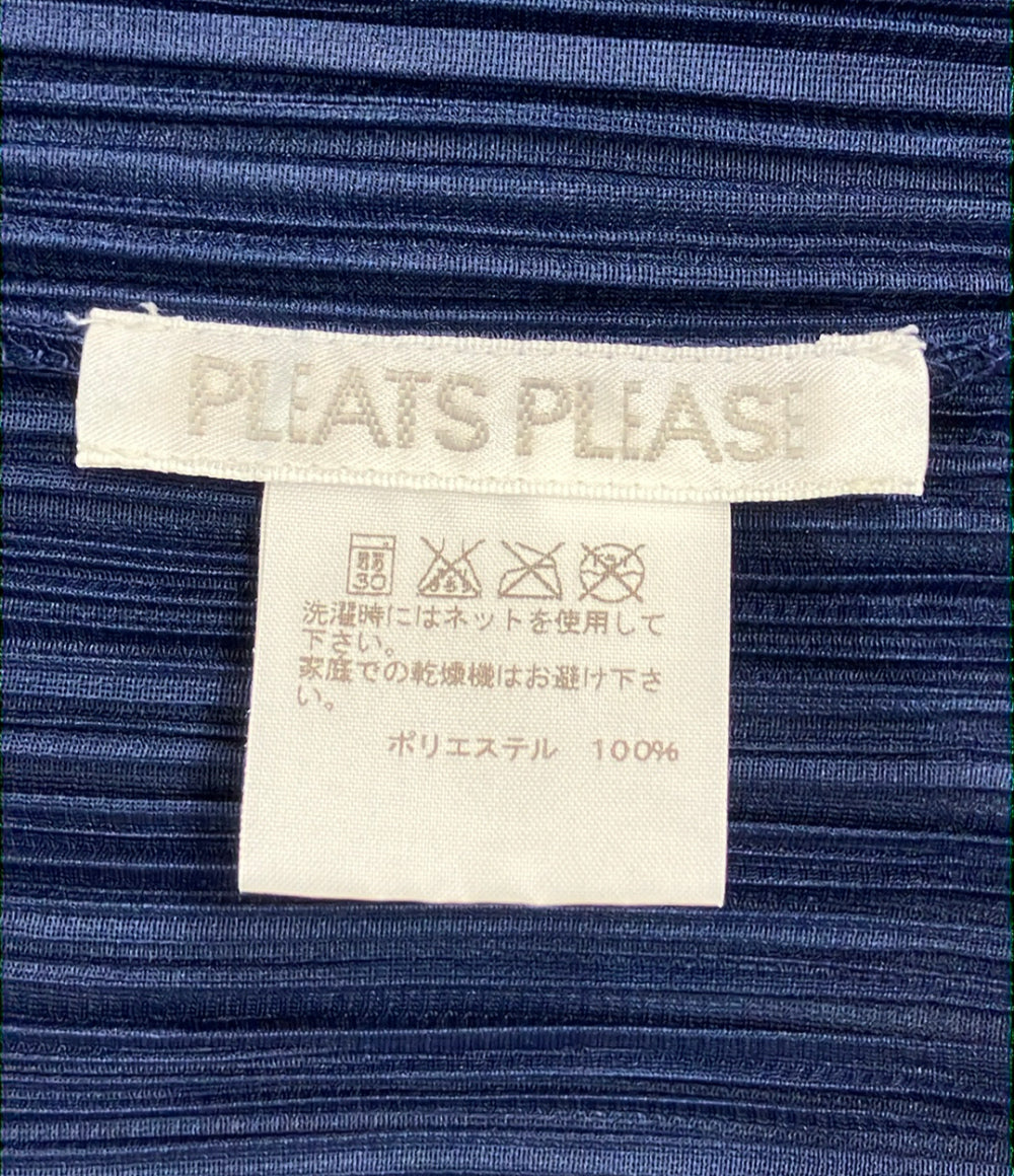 PLEATS PLEASE 長袖 プリーツロングカーディガン レディース SIZE 02 プリーツプリーズ