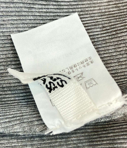PLEATS PLEASE 半袖Tシャツ カットソー ライトグレー MIST BASICS モード PP15FK104 レディース SIZE 3 (L) プリーツプリーズ