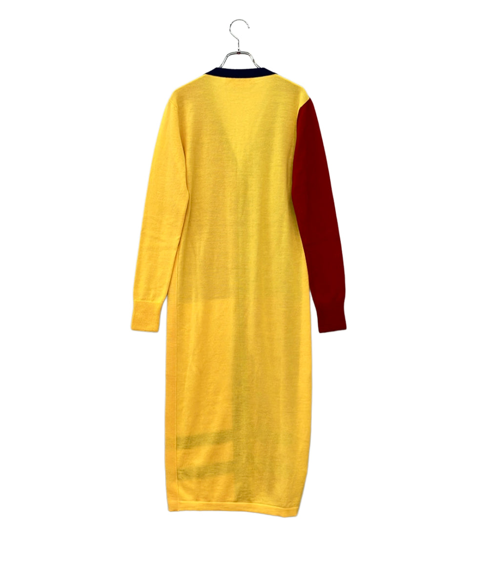 美品 MARNI カラーブロック ロングカーディガン レディース SIZE 36 (XS) マルニ