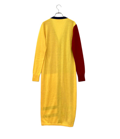 美品 MARNI カラーブロック ロングカーディガン レディース SIZE 36 (XS) マルニ