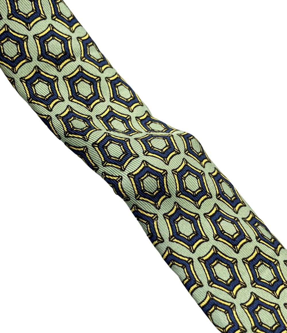 HERMES ネクタイ シルク100% メンズ エルメス