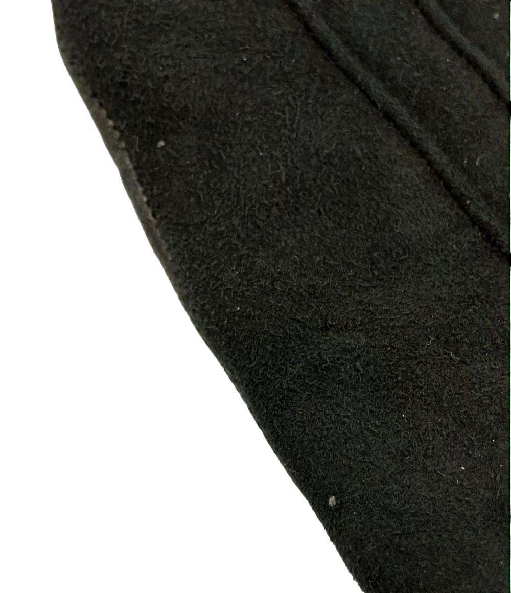 サルヴァトーレフェラガモ レザー手袋 カシミヤ100% レディース Salvatore Ferragamo