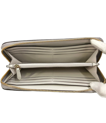 美品 Kate Spade ラウンドファスナー長財布 レディース ケイトスペード