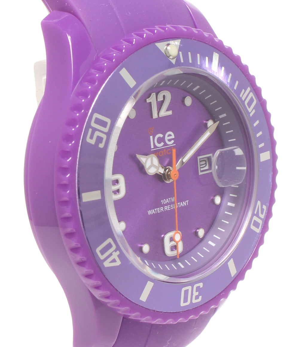 美品 ice watch 腕時計 フォーエバー クオーツ パープル SI.PE.S.S.09 レディース メンズ アイスウォッチ
