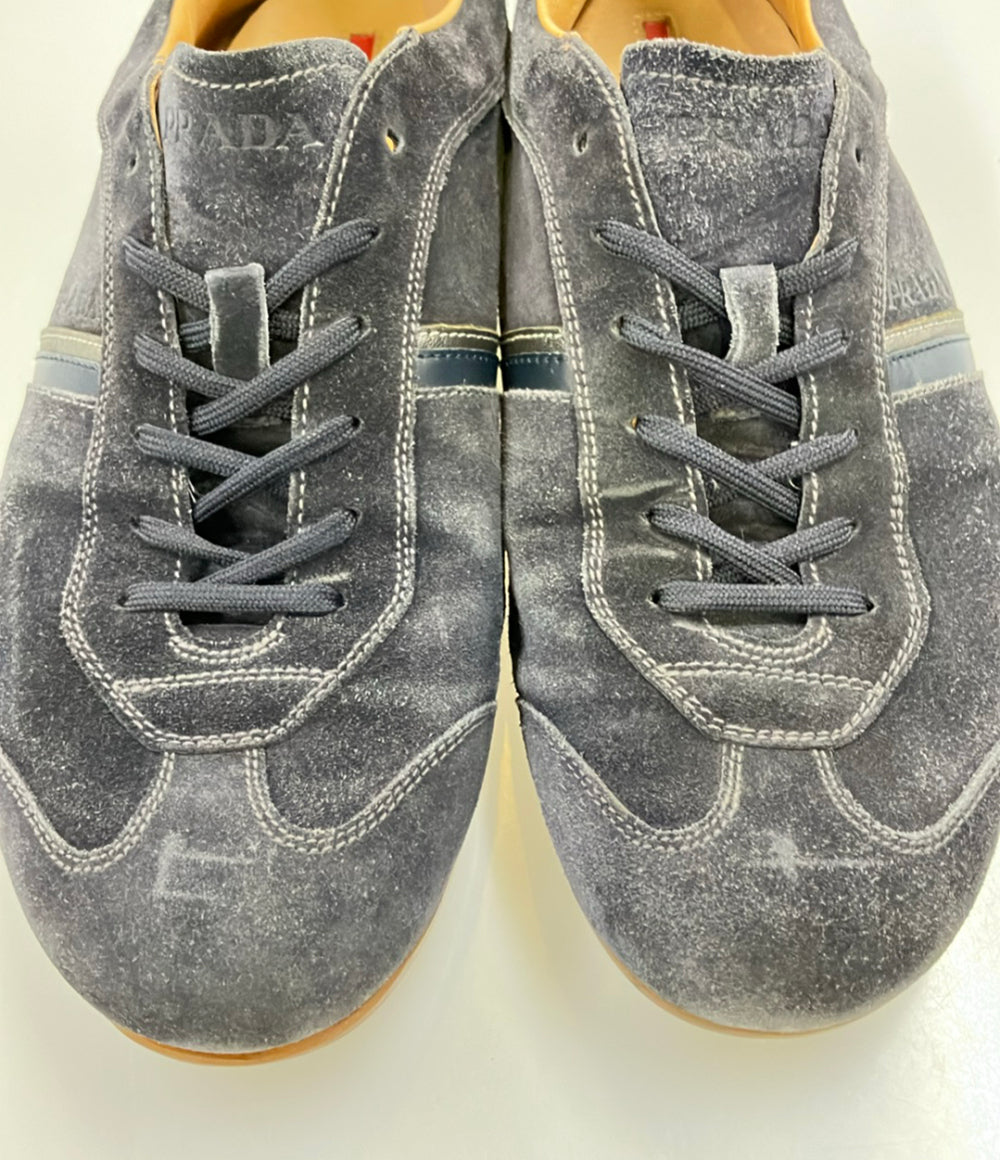 PRADA ローカットスニーカー スエード メンズ SIZE 8 1/2 プラダ