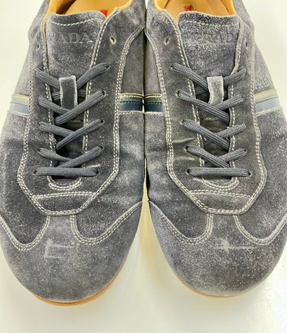 PRADA ローカットスニーカー スエード メンズ SIZE 8 1/2 プラダ