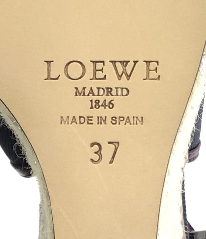 ロエベ 美品 タッセルウエッジソールサンダル      レディース SIZE 37 (L) LOEWE