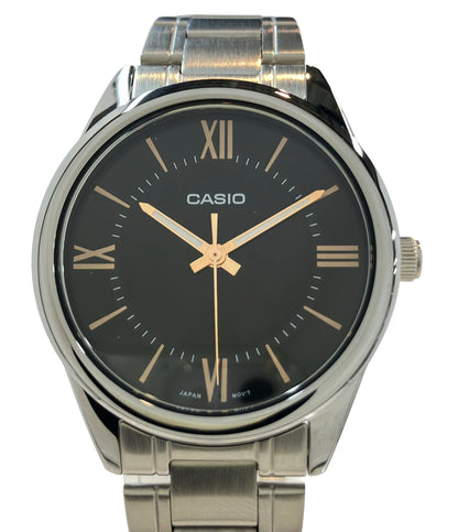 美品 CASIO 腕時計 クオーツ ブラック MTP-V005 メンズ カシオ