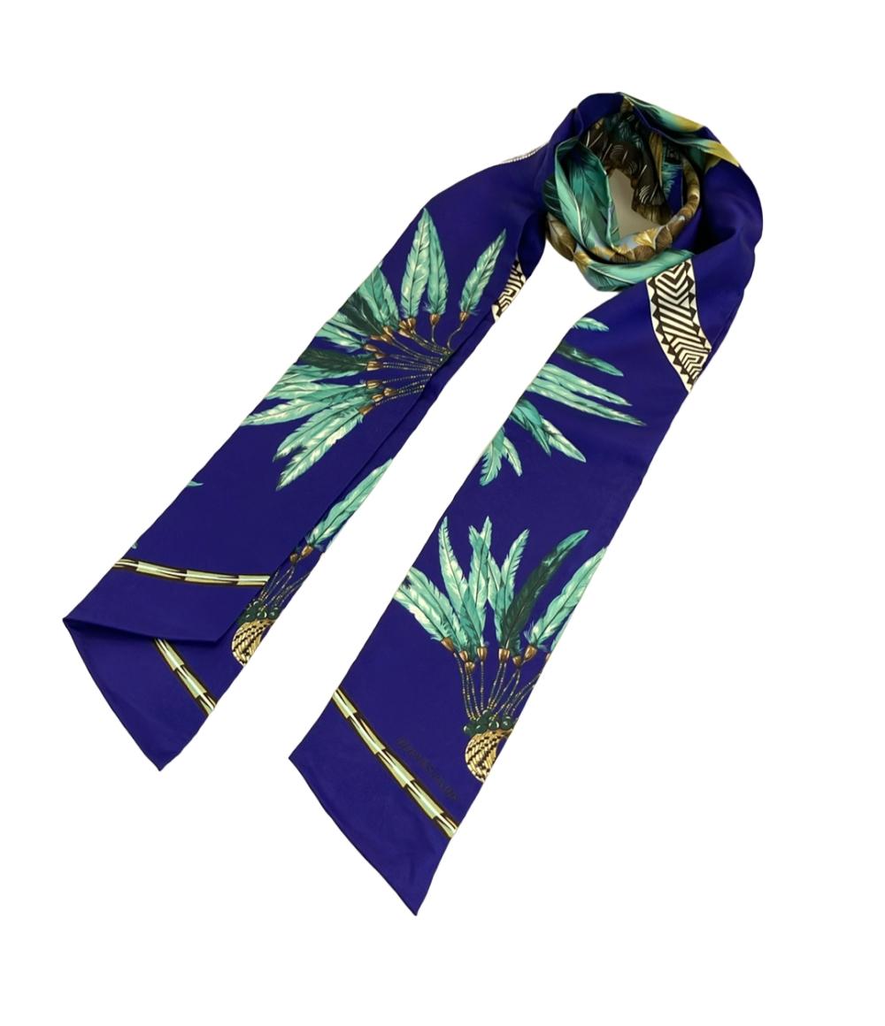 美品 エルメス スカーフ シルク100% マキシツイリー レディース HERMES