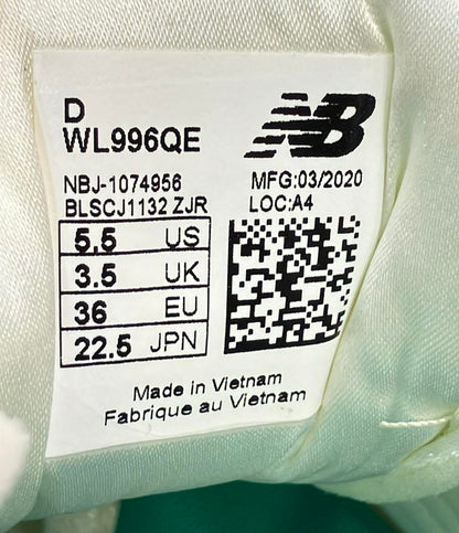 美品 NEW BALANCE ローカットスニーカー WL996QE レディース SIZE 22.5 (S) ニューバランス