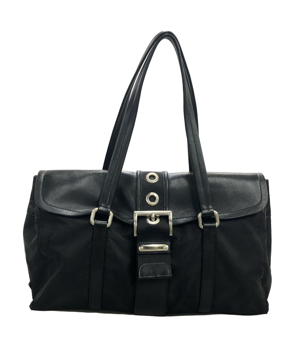 PRADA ショルダーバッグ 肩掛け ナイロン レザー BR2418 レディース プラダ