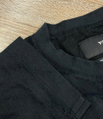 Y-3 長袖Tシャツ フラワーグラフィック ストリート メンズ SIZE L ワイスリー