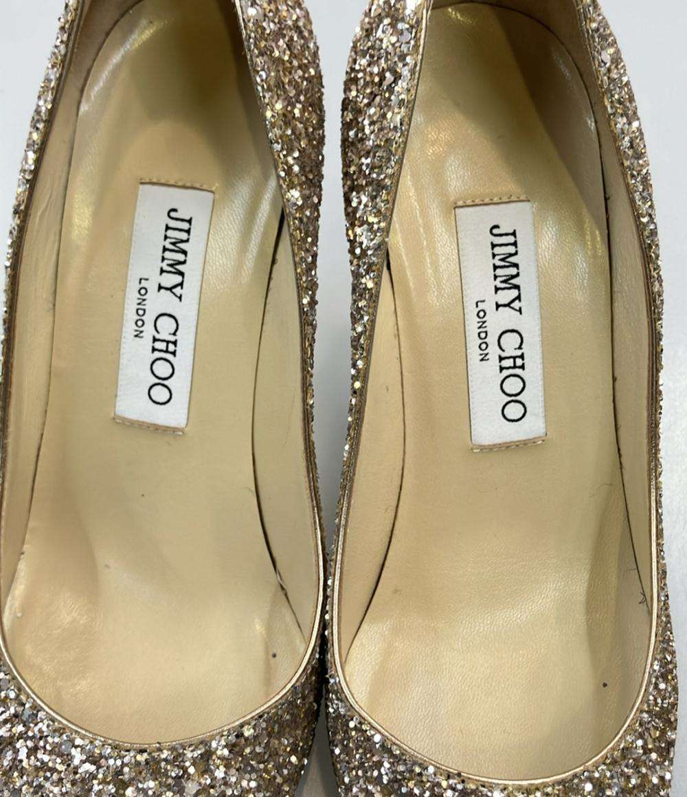 Jimmy Choo ポインテッドトゥパンプス グリッター レディース SIZE 36 (M) ジミーチュウ