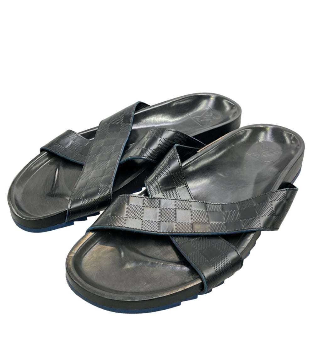 訳あり LOUIS VUITTON クロスストラップサンダル メンズ SIZE 10 ルイ・ヴィトン