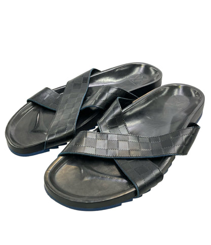 訳あり LOUIS VUITTON クロスストラップサンダル メンズ SIZE 10 ルイ・ヴィトン