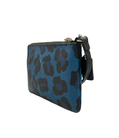 COACH ポーチ レオパード プリント コーナー ジップ リストレット F64238 レディース コーチ