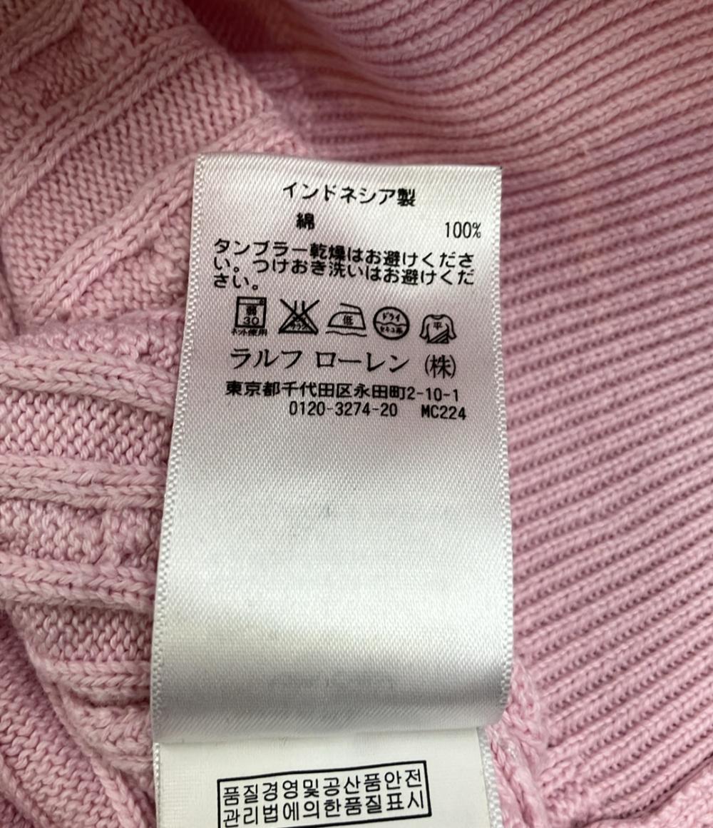 ラルフローレン ﾚﾃﾞｨｰｽｲﾝﾅｰ RALPH LAUREN 長袖ｶｰﾃﾞｨｶﾞﾝ･ｱﾝｻﾝﾌﾞﾙ ｶｰﾃﾞｨｶﾞﾝ／ﾋﾟﾝｸ キッズ SIZE XL(16)