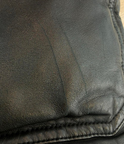 DSQUARED2 レザー ダウンベスト メンズ SIZE 44 ディースクエアード